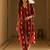 Geometric Printed V-Neck Cotton Straight Kurta With Trousers