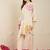 Floral Printed A Line Kurti With Trousers
