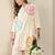 Floral Printed A Line Kurti With Trousers