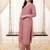 Women Ethnic Motifs Embroidered Thread Work Kurta with Trousers & With Dupatta