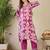 Adults-Women Ethnic Motifs Printed Cotton A-Line Kurta with Trousers