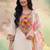 Women Floral Embroidered Thread Work Kurta with Trousers & With Dupatta
