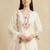 Women Floral Embroidered Thread Work Kurta with Trousers & With Dupatta