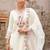 Women Floral Embroidered Thread Work Kurta with Trousers & With Dupatta