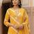 Women Leheriya Printed Thread Work Kurta with Trousers & With Dupatta