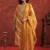 Women Leheriya Printed Thread Work Kurta with Trousers & With Dupatta