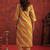 Women Leheriya Printed Thread Work Kurta with Trousers & With Dupatta