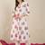 Women Floral Printed Cotton Kurta with Trousers