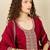 Ethnic Motifs Embroidered Sequinned Anarkali Kurta with Trousers & Dupatta