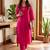 Women Liva Kurta with Trousers
