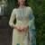Women Floral Embroidered Mirror Work Cotton Kurta with Palazzos & With Dupatta