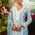 Women Ethnic Motifs Embroidered Cotton Kurta with Trousers & Dupatta