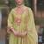 Women Floral Embroidered Mirror Work Kurta with Trousers & With Dupatta
