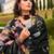 Floral Embroidered Thread Work Cotton Kurta with Trousers & Dupatta