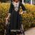 Floral Embroidered Thread Work Cotton Kurta with Trousers & Dupatta