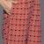 Floral printed cotton v neck kurta trouser & dupatta set