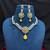 yellow crystal floral bridal jewellery set, silver cz necklace earrings