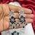 sapphire floral statement necklace set, cz bridal jewellery, navy blue prom evening party earrings