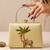 Gold shoulder strap satin embroidery clutches for women