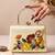 Beige shoulder strap satin embroidery clutches for women