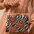 Black shoulder strap satin embroidery clutches for women