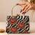 Black shoulder strap satin embroidery clutches for women