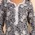 Floral printed cotton round neck kurta trouser & dupatta set