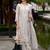 Floral Embroidered Sequinned Straight Kurta with Trouser & Dupatta