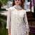 Floral Embroidered Sequinned Straight Kurta with Trouser & Dupatta