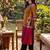 Women Printed Cotton Kurta with Trousers