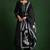 Floral printed cotton round neck kurta trouser & dupatta set