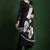 Floral printed cotton round neck kurta trouser & dupatta set