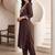 Women Embroidered Sequinned Kurta with Trousers