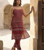 Women Ethnic Motifs Printed Cotton Kurta with Trousers