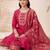 Women Ethnic Motifs Embroidered Regular Kurta with Trousers & With Dupatta