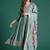 Floral Embroidered Sequinned Kurta With Trousers & Dupatta