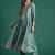 Floral Embroidered Sequinned Kurta With Trousers & Dupatta