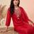 Women Ethnic Motifs Embroidered Thread Work Kurta with Trousers & With Dupatta