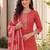 Women Ethnic Motifs Printed Thread Work Cotton Kurta with Trousers & With Dupatta
