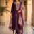 Women Ethnic Motifs Embroidered Thread Work Kurta with Trousers & With Dupatta