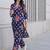 Women Floral Printed Cotton Kurta with Trousers