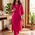 Women Liva Kurta with Trousers