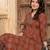 Women Ethnic Motifs Printed Empire Sequinned Cotton Kurta with Trousers