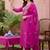 Women Floral Embroidered Thread Work Kurta with Trousers & With Dupatta