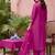 Women Floral Embroidered Thread Work Kurta with Trousers & With Dupatta