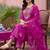Women Floral Embroidered Thread Work Kurta with Trousers & With Dupatta