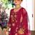 Women Floral Embroidered Thread Work Kurta with Trousers & With Dupatta