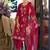 Women Floral Embroidered Thread Work Kurta with Trousers & With Dupatta