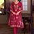 Women Floral Embroidered Thread Work Kurta with Trousers & With Dupatta