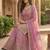 Pink Color Sequence Embroidery Work Silk Blend Salwar Suit